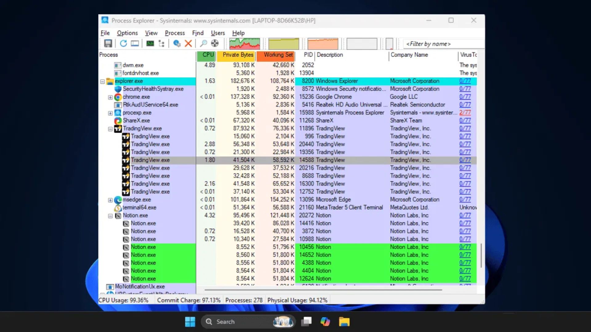 Process Explorer