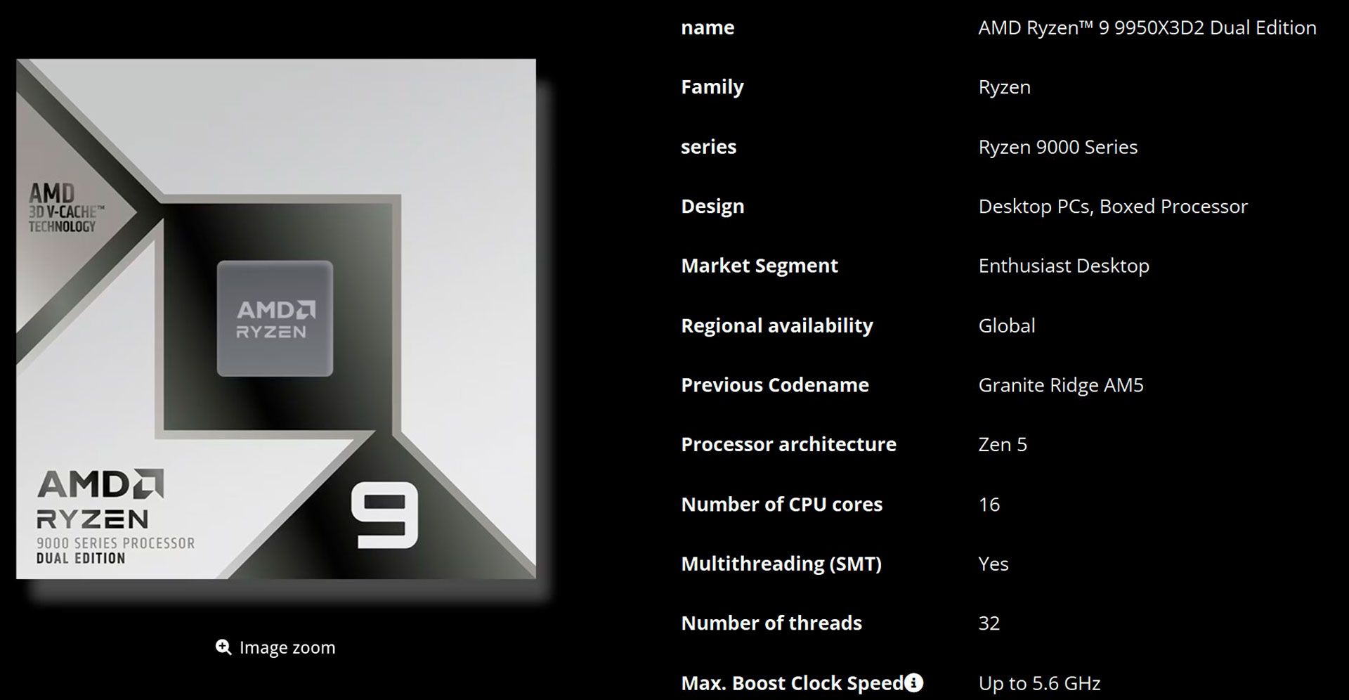 AMD Ryzen 9 9950X3D2
