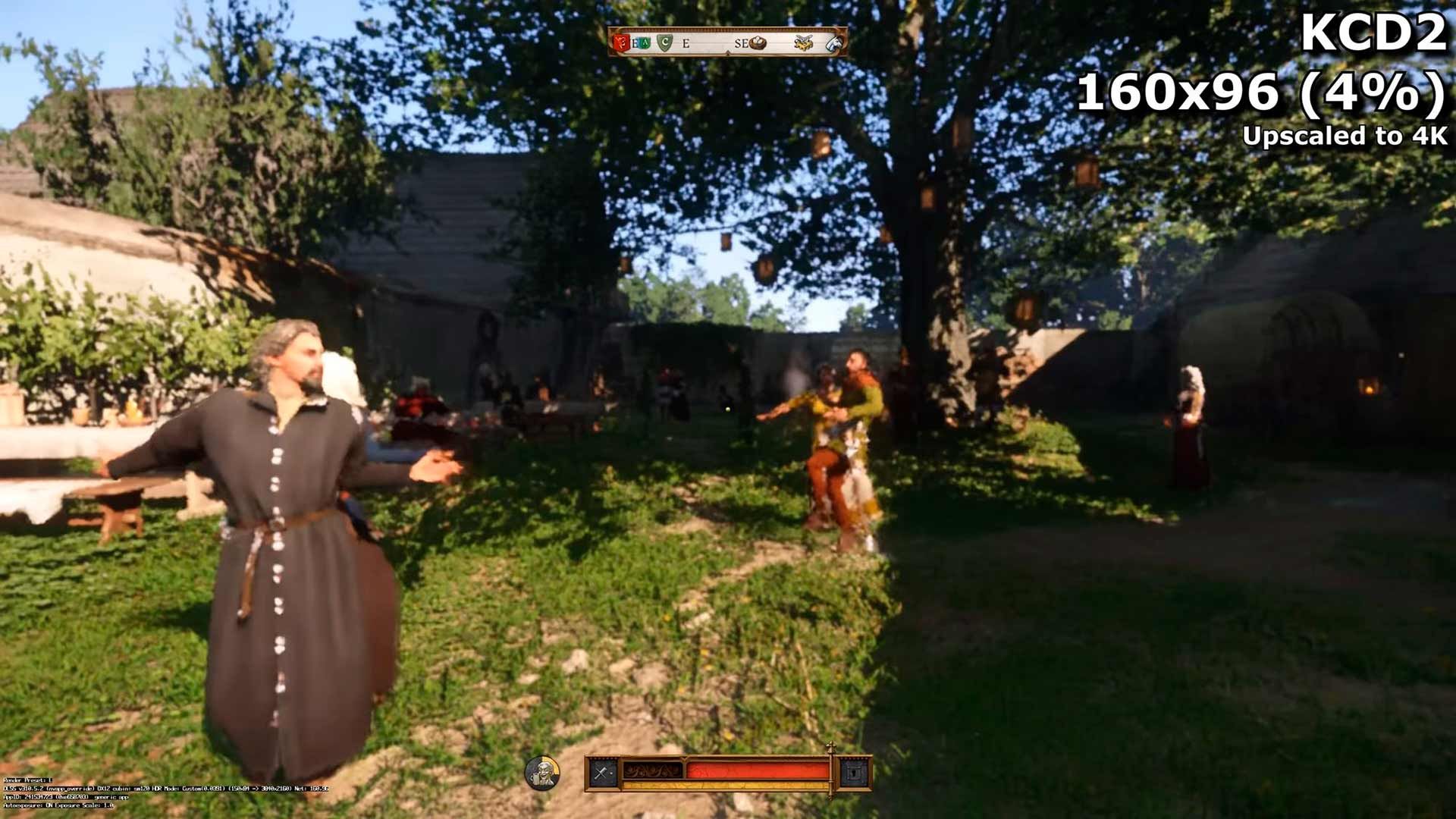 DLSS в сверхнизком разрешении