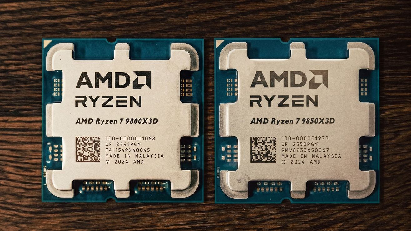 Ryzen 7 9850X3D vs 9800X3D: сравнение процессоров в играх и рабочих задачах