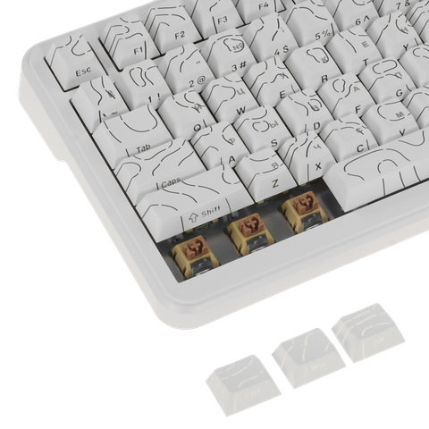 AJAZZ AK820 MAX Ultra White