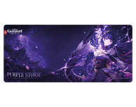 Коврик для мыши DigitalRazor DigitalRazor Genshin Impact Purple Storm 90х40см, фото №5