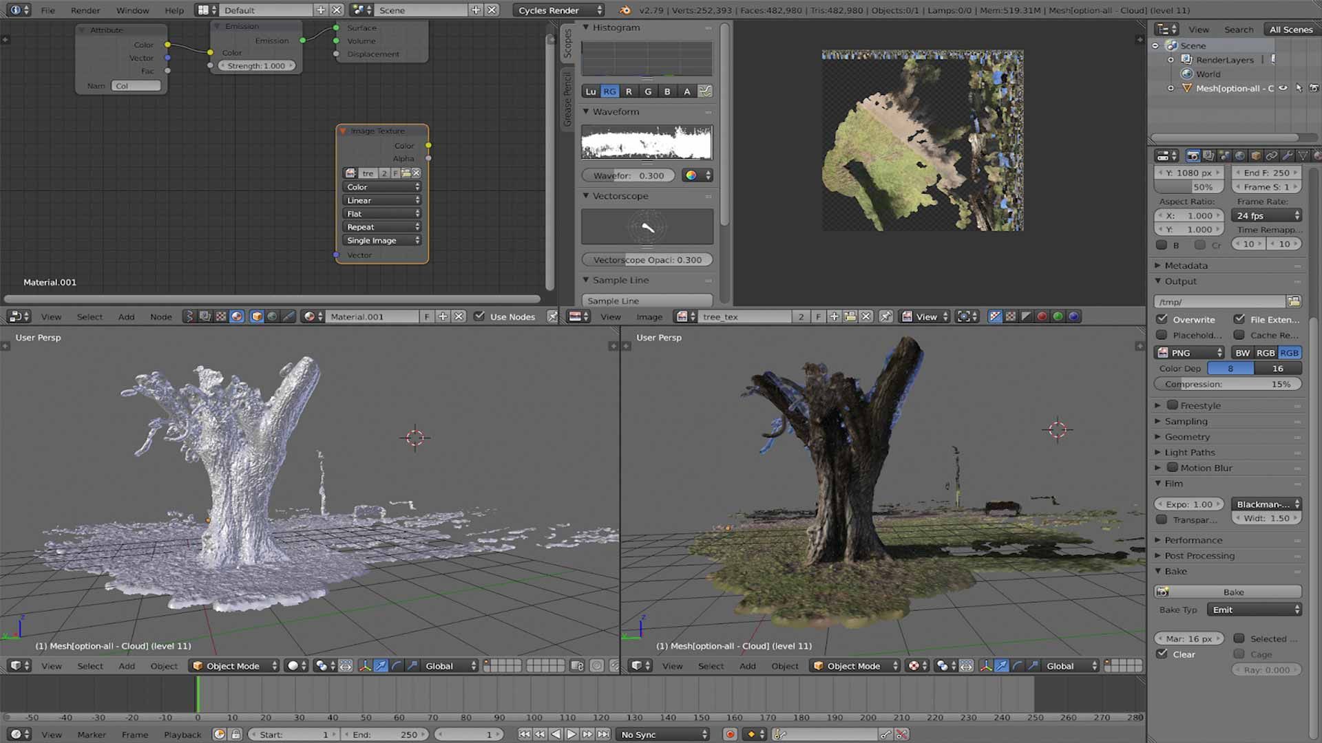 Работа с фотограмметрией в Blender