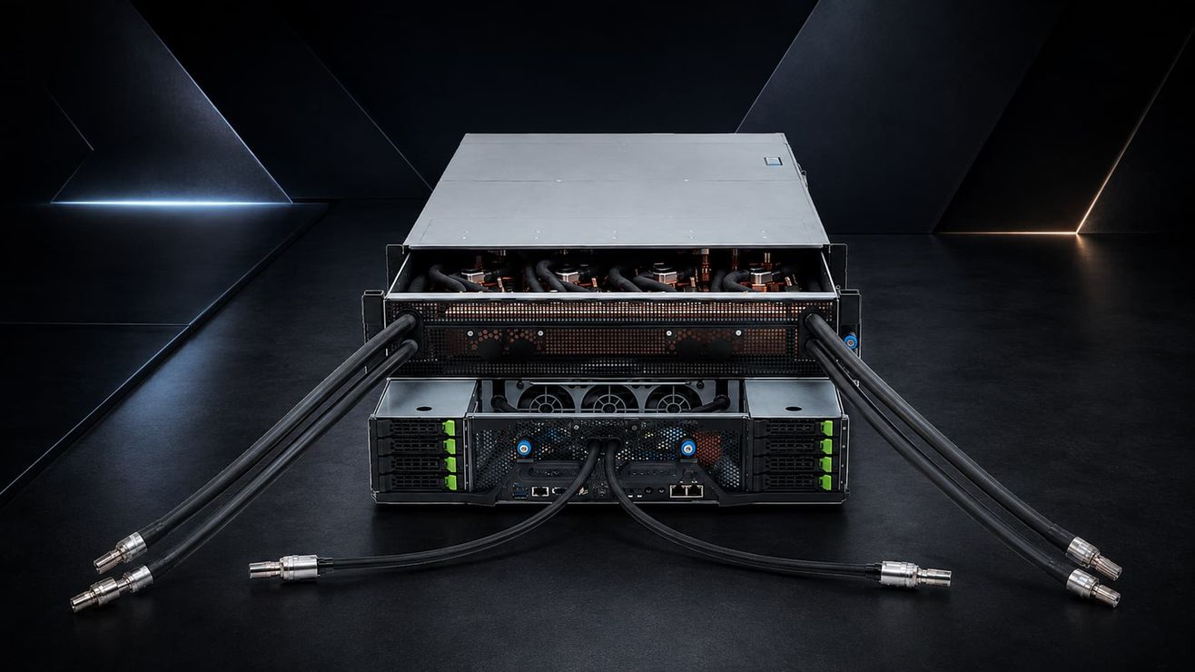 4U-сервер Gigabyte под HGX B300 и два EPYC Turin