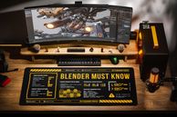 Коврик для мыши DigitalRazor DigitalRazor X Smirnov School Blender Must Know 90х40см, фото №2
