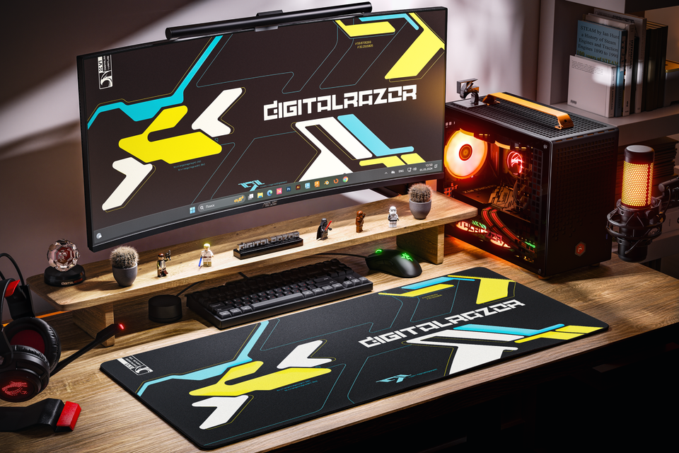 Branded Black Yellow 90x40см