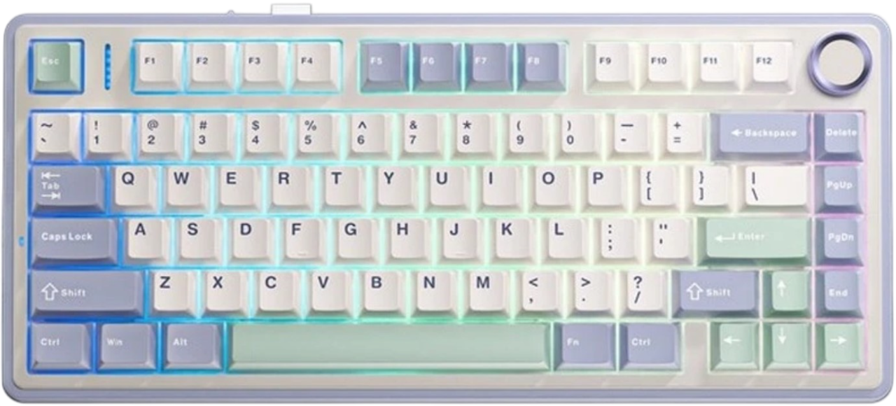 Клавиатура DigitalRazor AULA F75 Cedar Green, фото №1