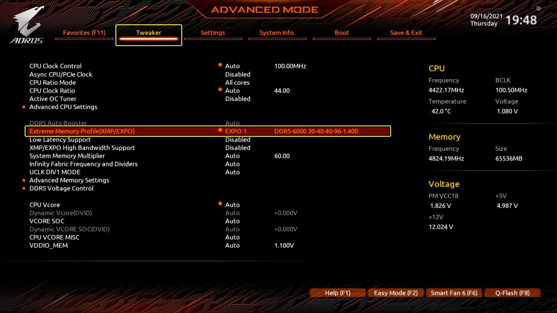 Gigabyte XMP
