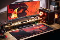 Коврик для мыши DigitalRazor Elden Ring pixel Red 90x40см, фото №4