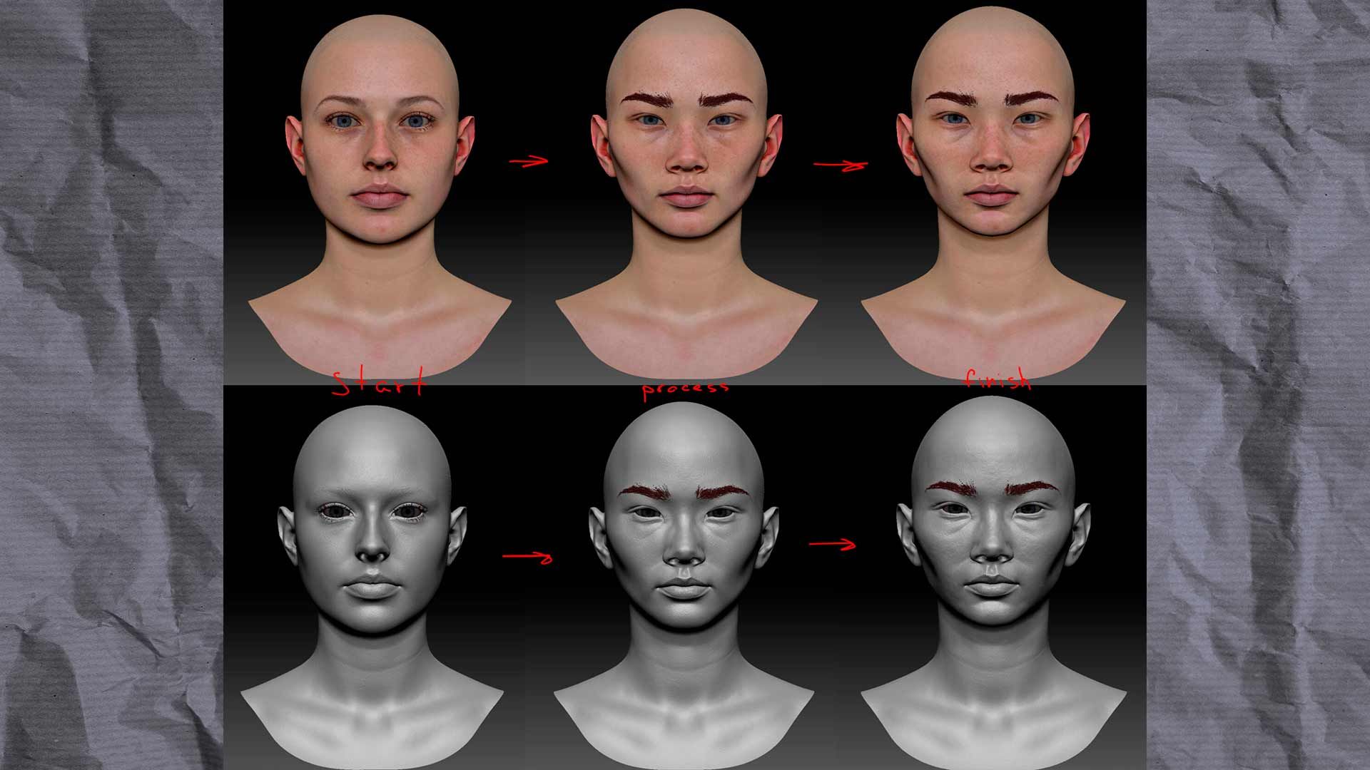 Карты волос