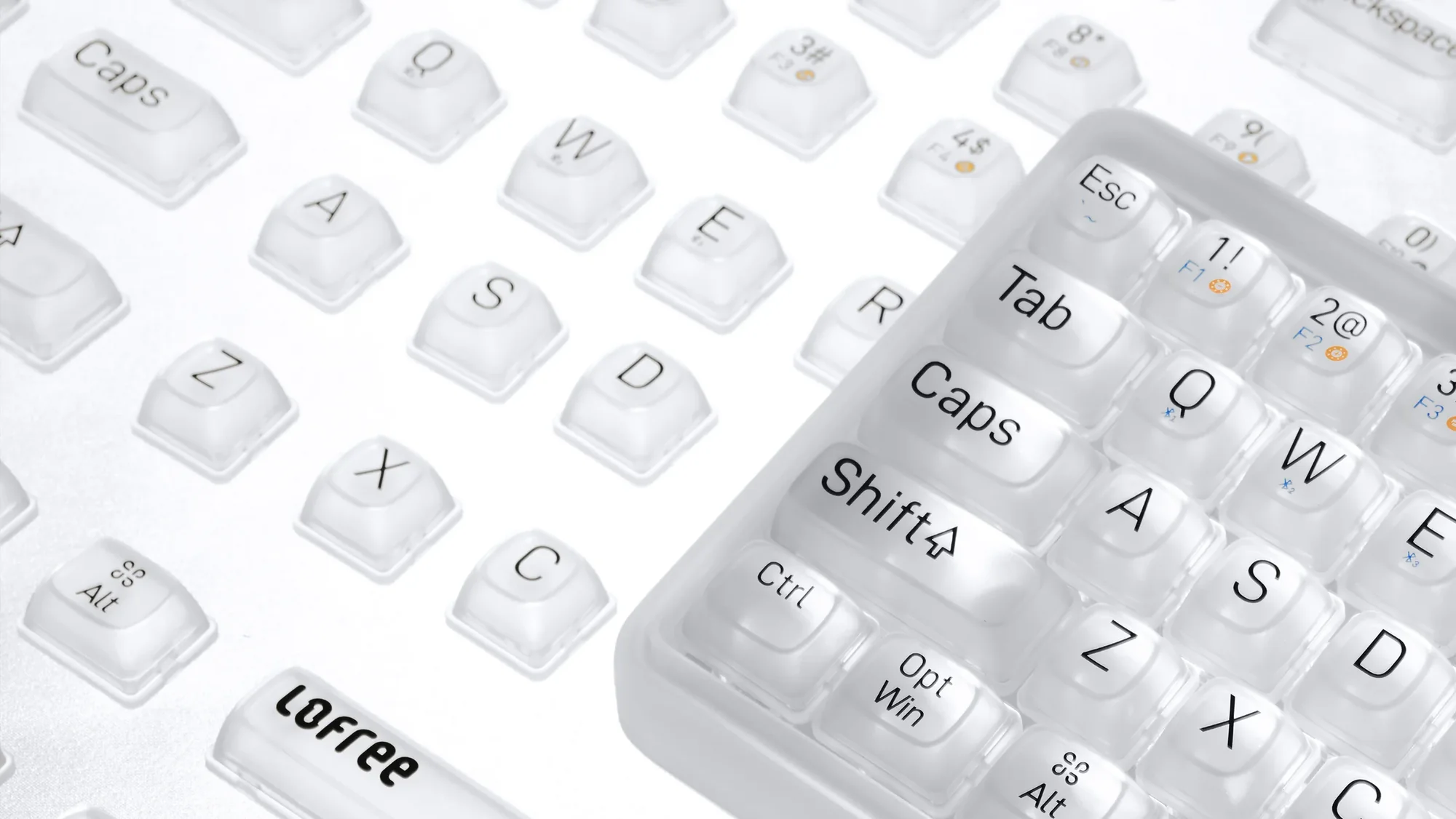 Прозрачные кейкапы из поликарбоната