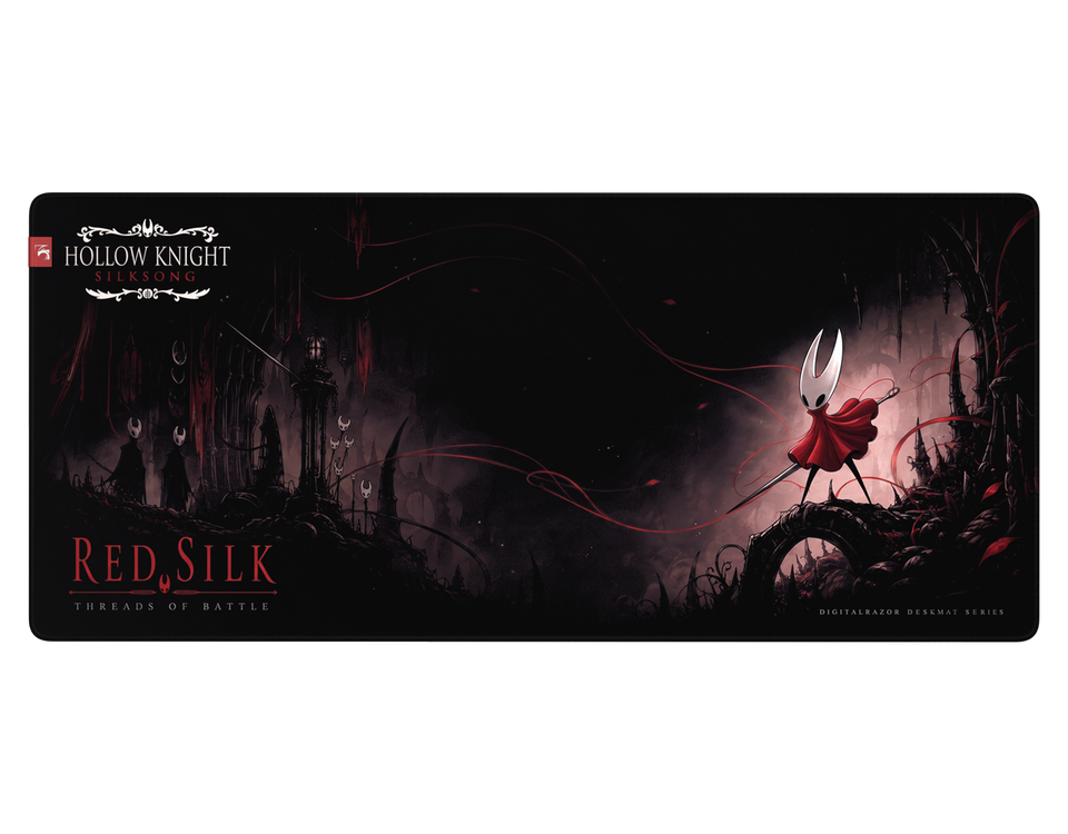 DigitalRazor Hollow Knight Silksong Red Silk 90х40см