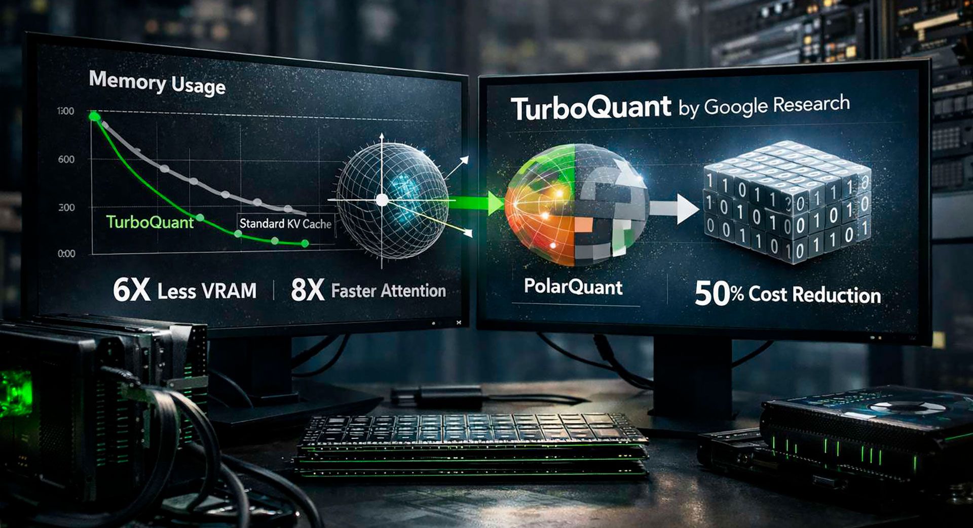 Google представила технологию TurboQuant для экстремального сжатия нейросетей