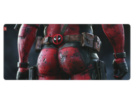 Коврик для мыши DigitalRazor Deadpool back red-black 90x40см, фото №5