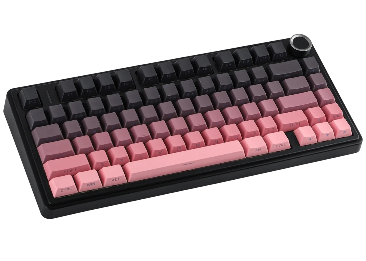 Клавиатура DigitalRazor AULA F75 Black-Pink, фото №3