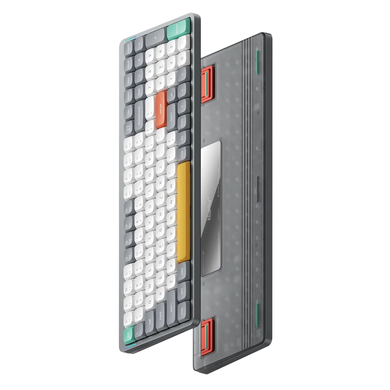 Клавиатура DigitalRazor Nuphy AIR96v2 Lunar Gray Cowberry RU, фото №3