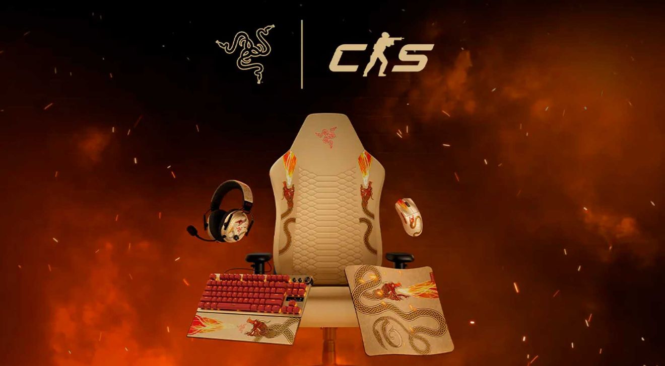 Razer выпустила набор девайсов c редким скином из Counter Strike 2