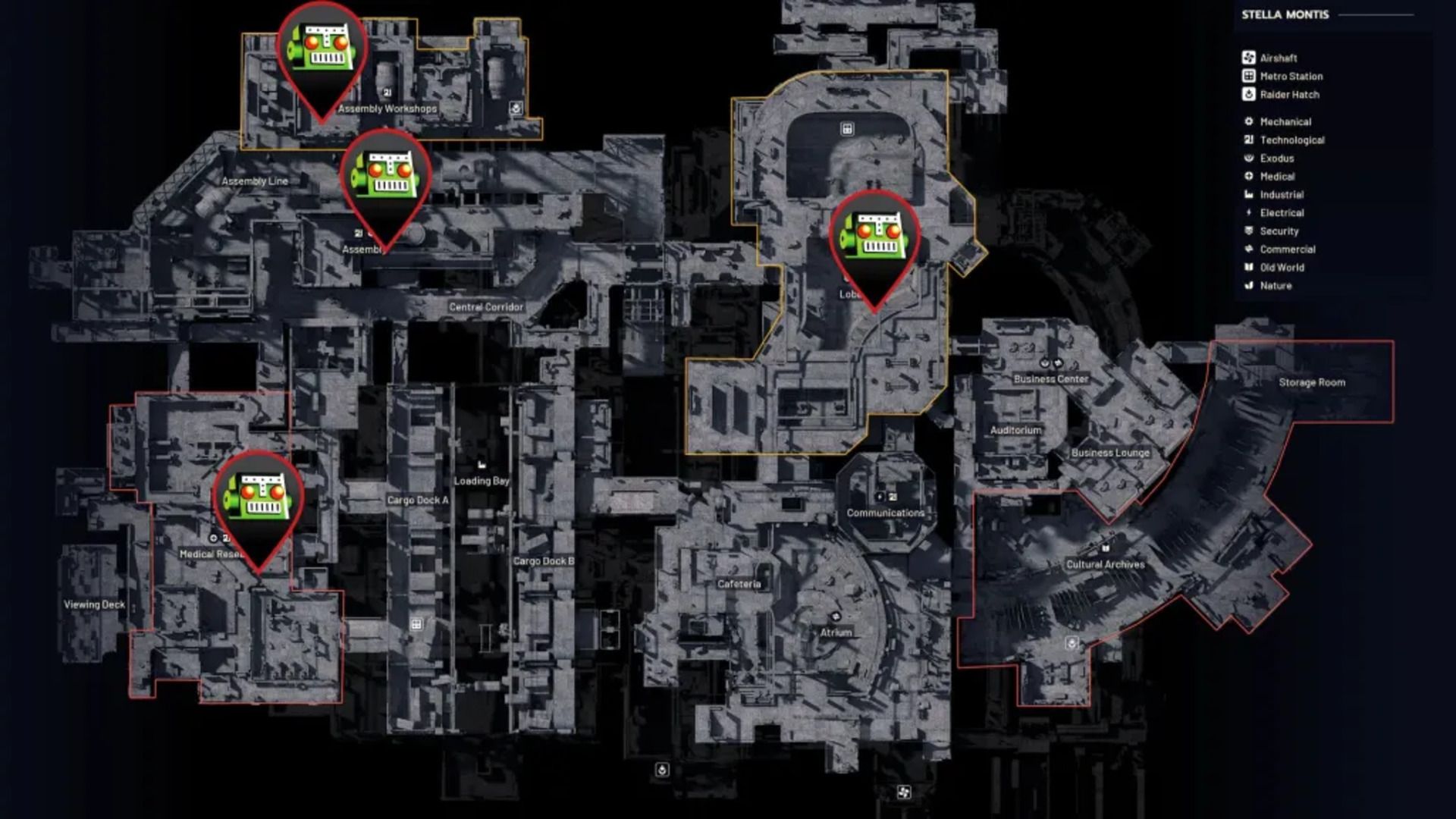 ARC Raiders Каркас место крафта