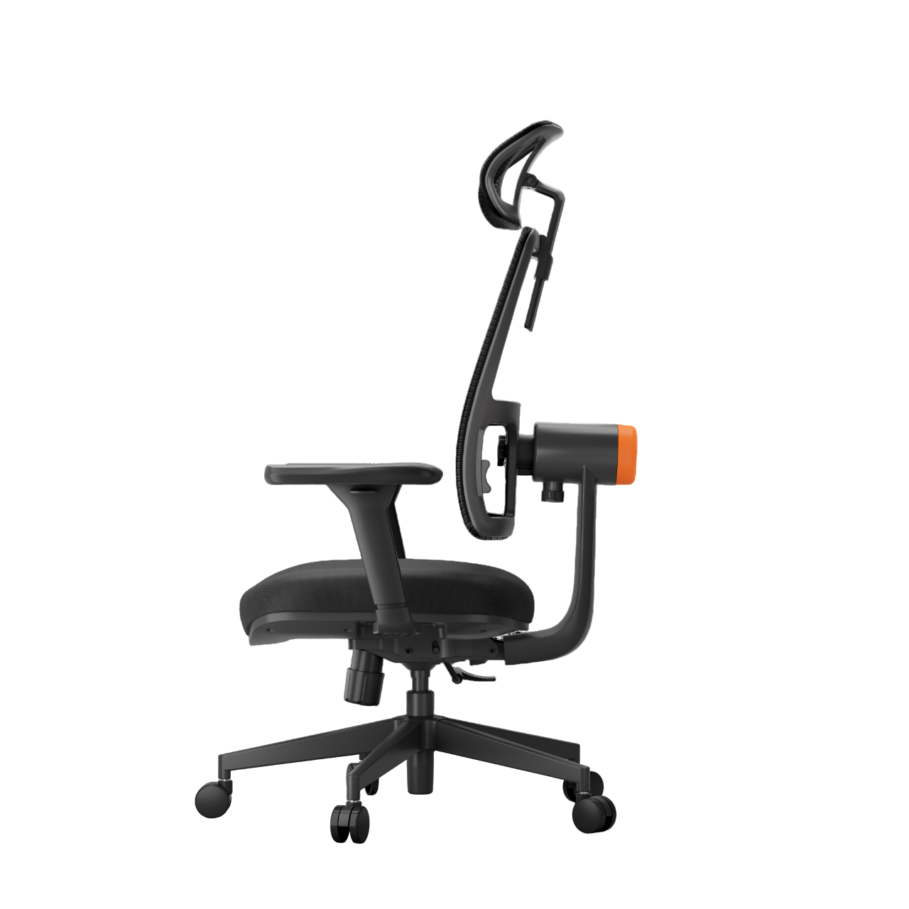 Кресло DigitalRazor FoxGear NETZ E Black, фото №4