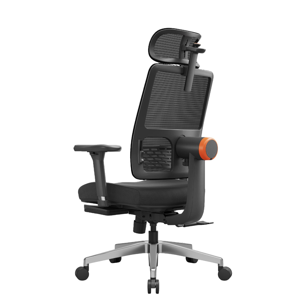 Кресло DigitalRazor FoxGear NETZ M Black, фото №7