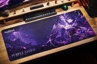 Коврик для мыши DigitalRazor DigitalRazor Genshin Impact Purple Storm 90х40см, фото №3