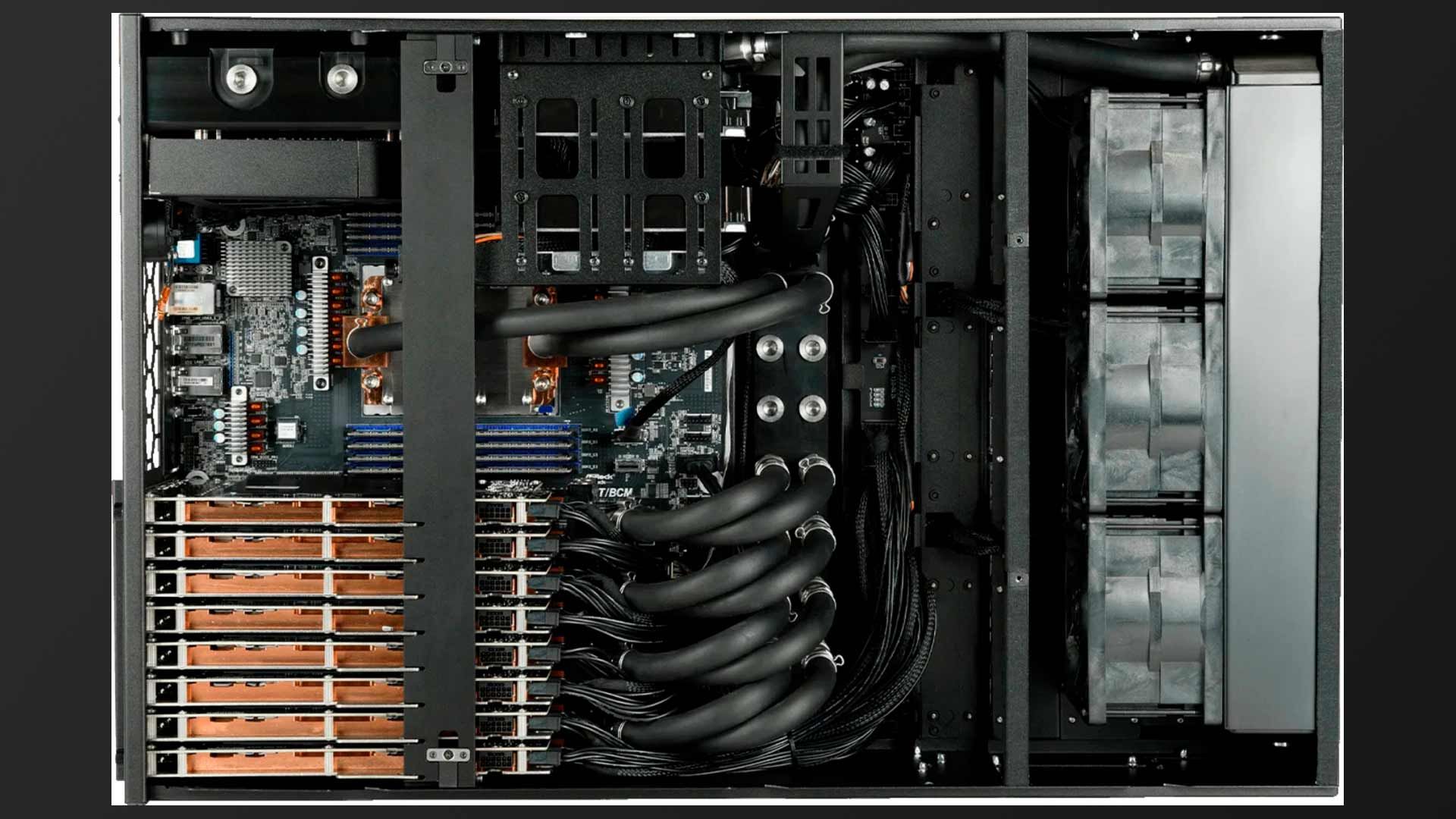 Rack-сервер с системой жидкостного охлаждения