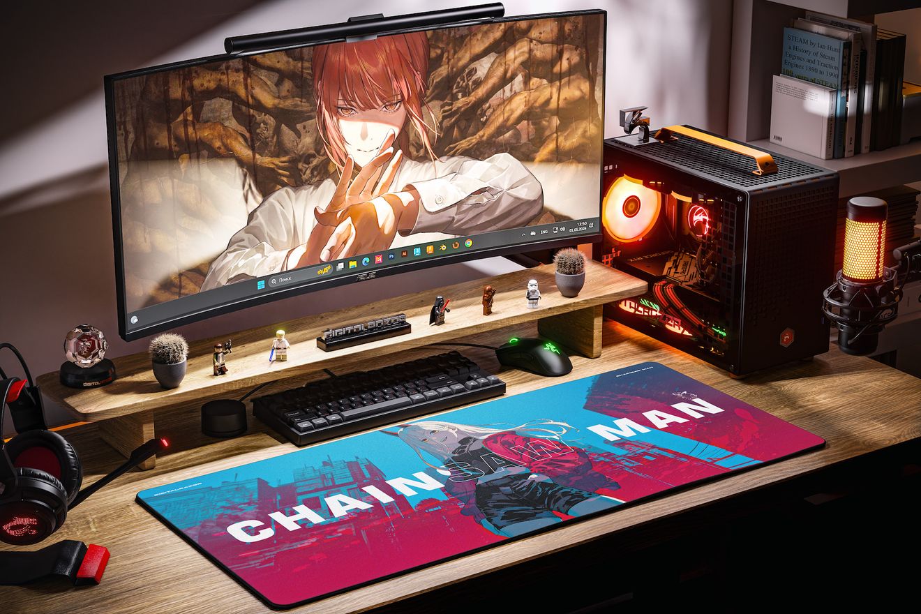 Коврик для мыши DigitalRazor Chainsaw Man Power 90x40см, фото №4