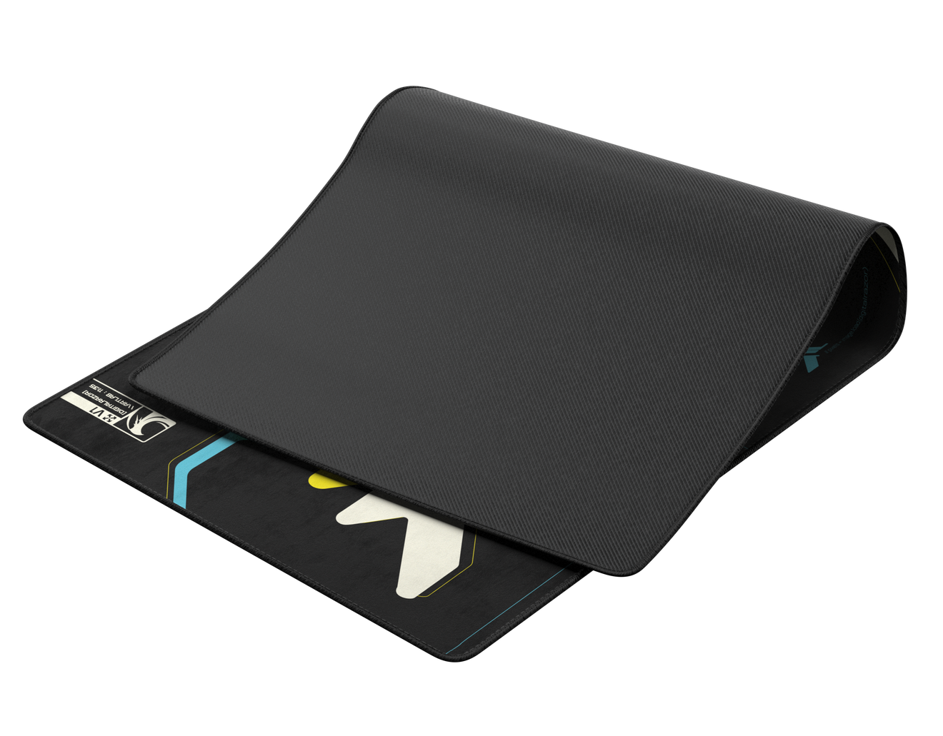 Коврик для мыши DigitalRazor Branded Black Yellow 90x40см, фото №6