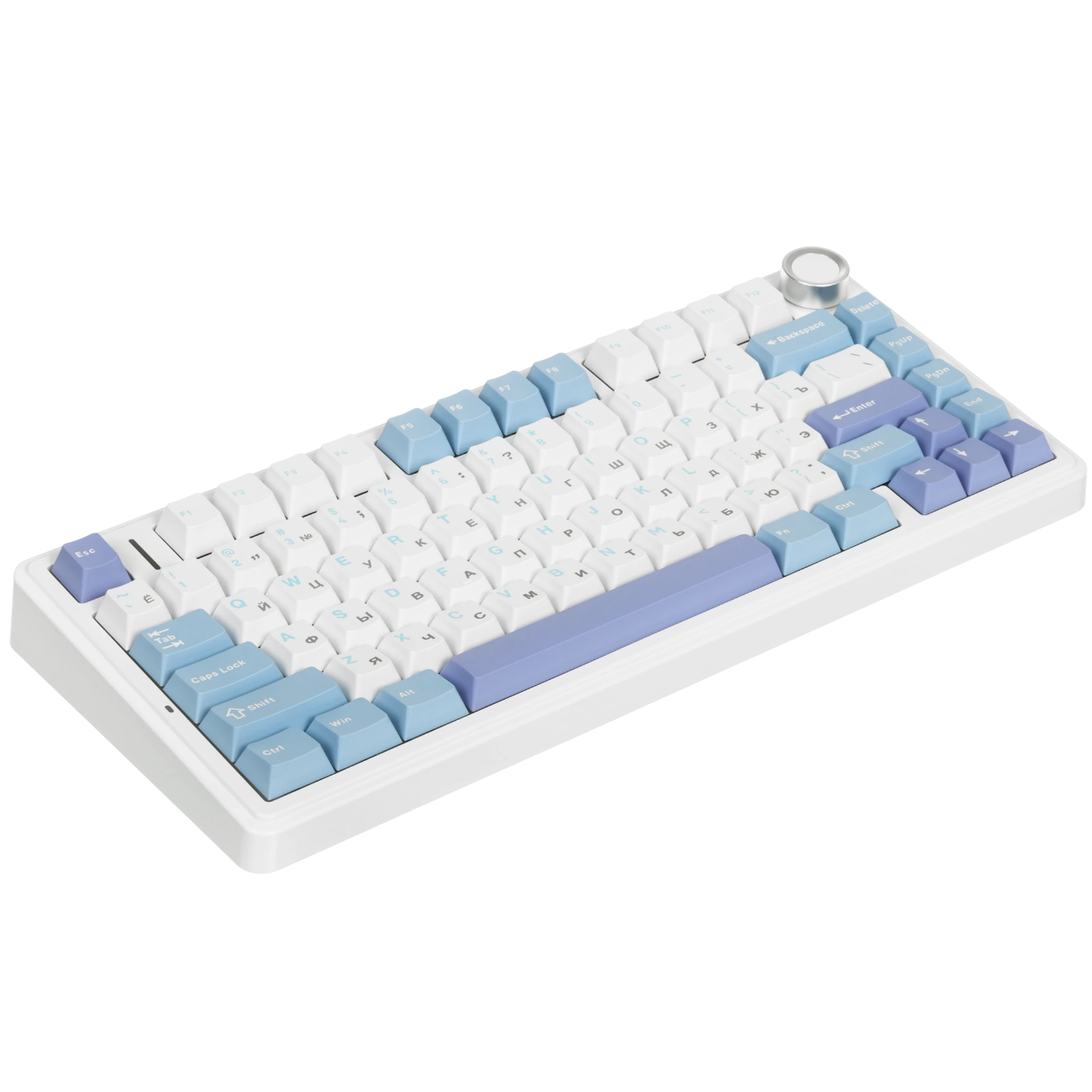 Клавиатура DigitalRazor AULA F75 White-Blue, фото №2