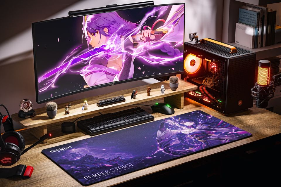 DigitalRazor Genshin Impact Purple Storm 90х40см