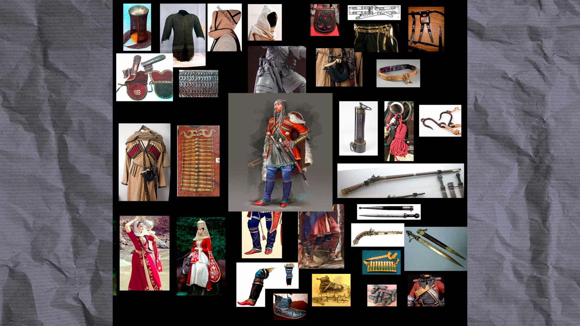 Общие референсы для модели Сатаней