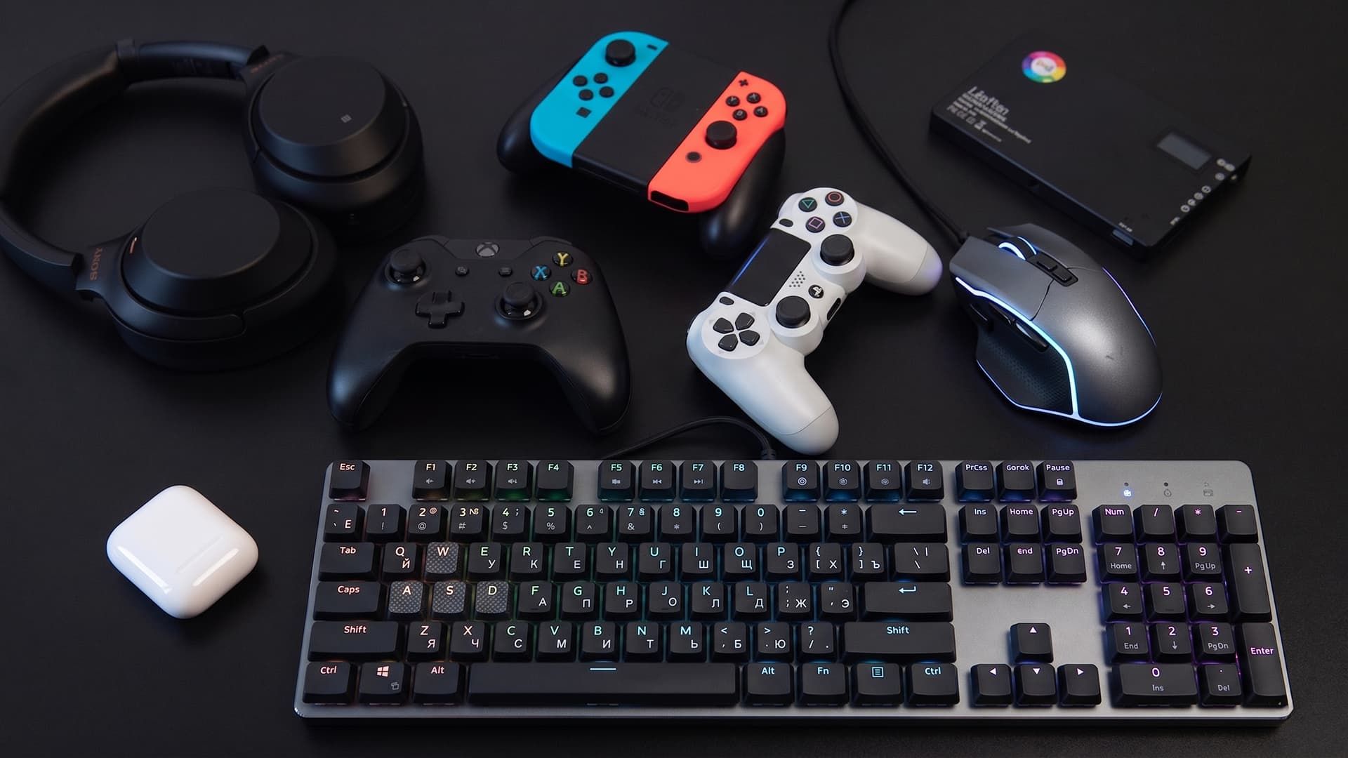 Клавиатура, мышь, геймпады