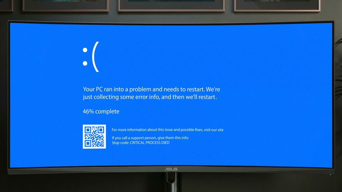 Critical Process Died в Windows 11 — причины и решение