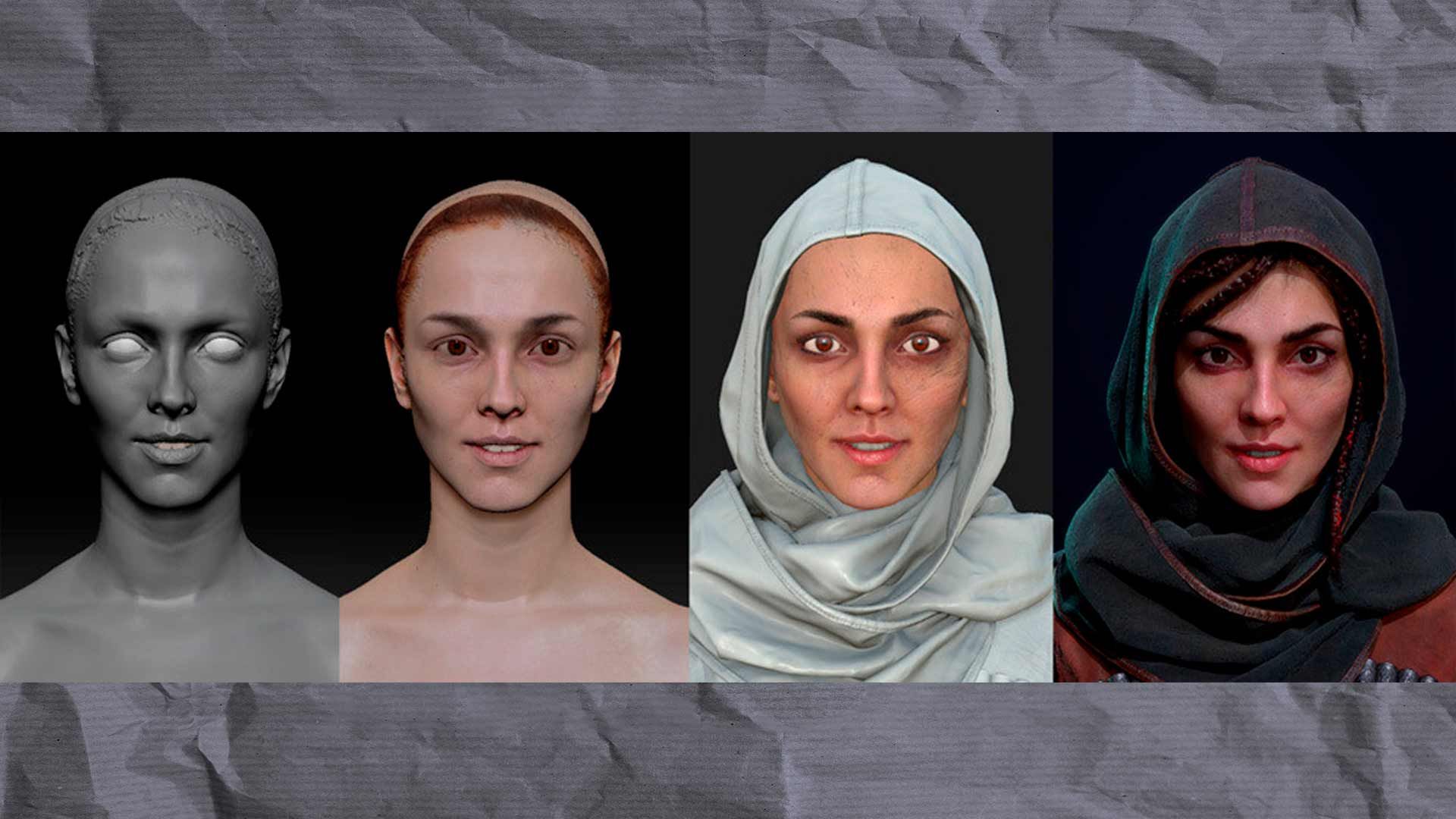 Этапы скульптинга головы