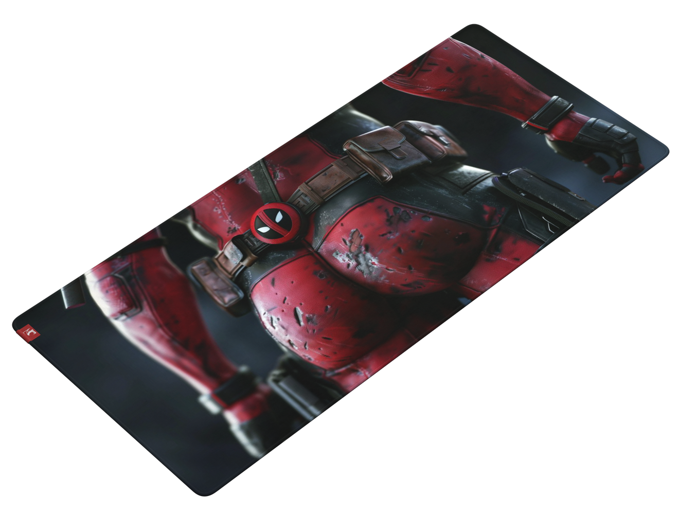 Коврик для мыши DigitalRazor Deadpool back red-black 90x40см, фото №1