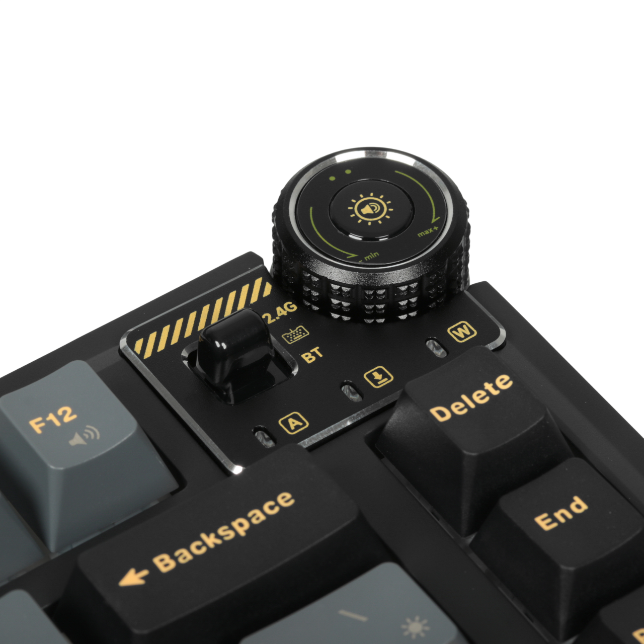 Клавиатура DigitalRazor AULA AU75 Black Yellow, фото №6