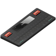 Клавиатура DigitalRazor Nuphy AIR75v2 Basalt Black Red RU, фото №2