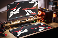 Коврик для мыши DigitalRazor Branded Black Red 90x40см, фото №4