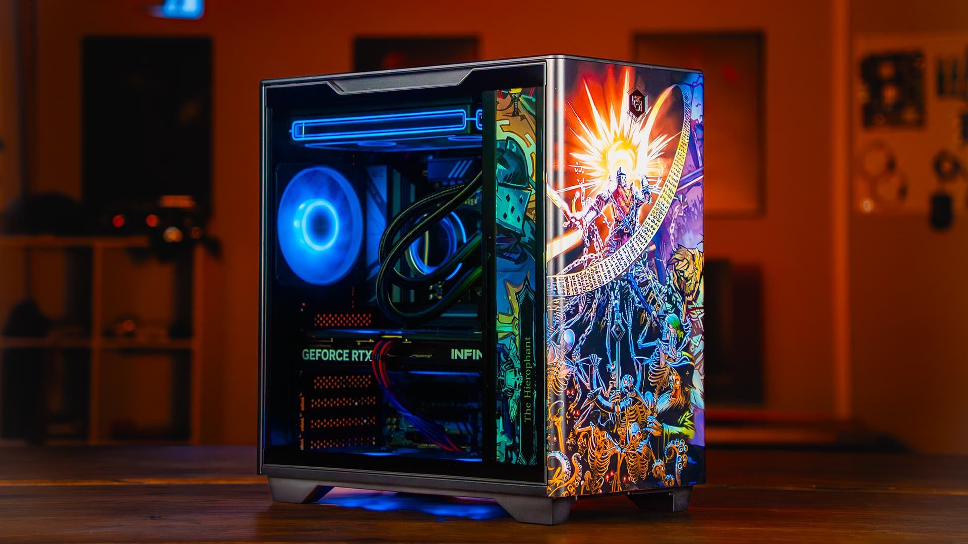 Игровой компьютер в стилистике Darkest Dungeon