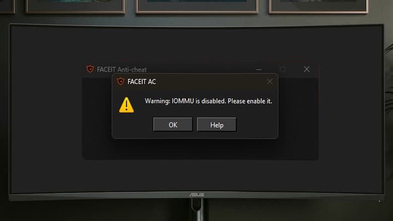 Ошибки IOMMU и VBS в FACEIT Anti-Cheat: как их устранить в 2026 году