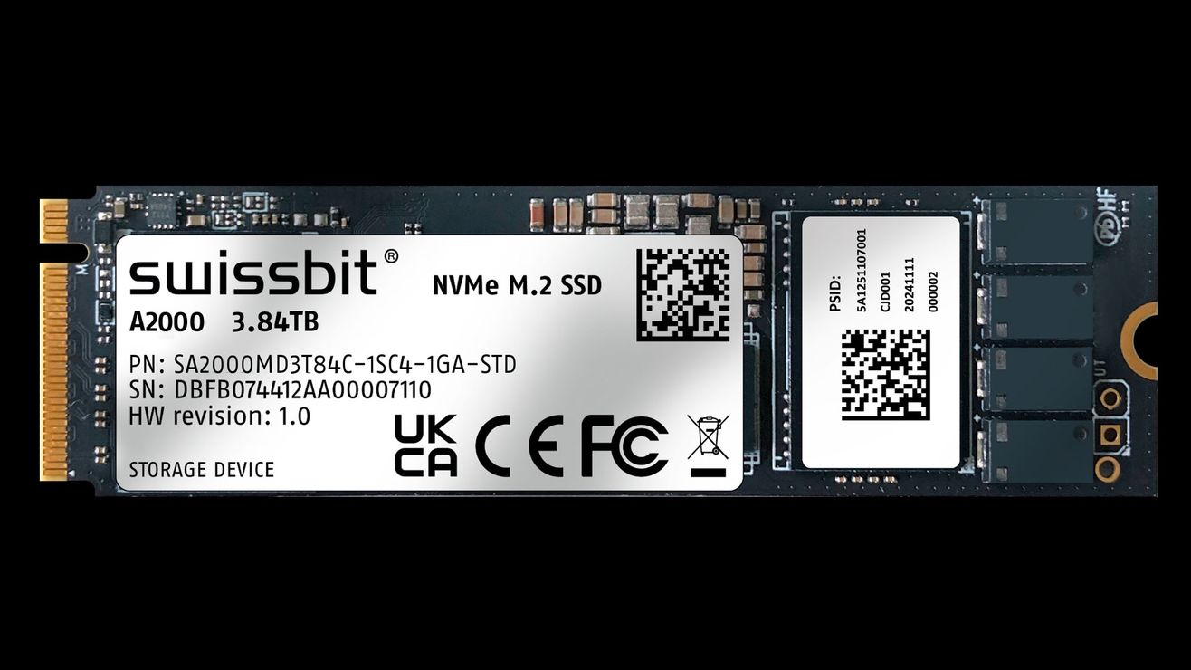 Swissbit A2000: серверная скорость в промышленном M.2
