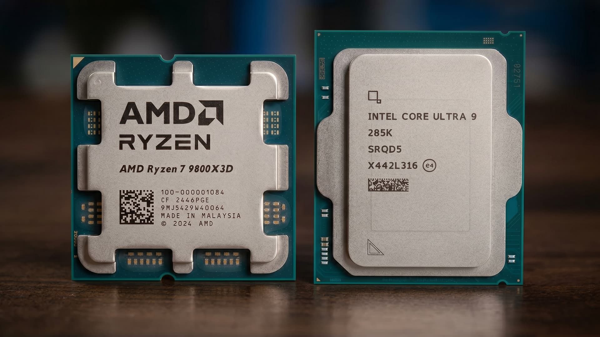 Ryzen 7 9800X3D и Core Ultra 9 285K