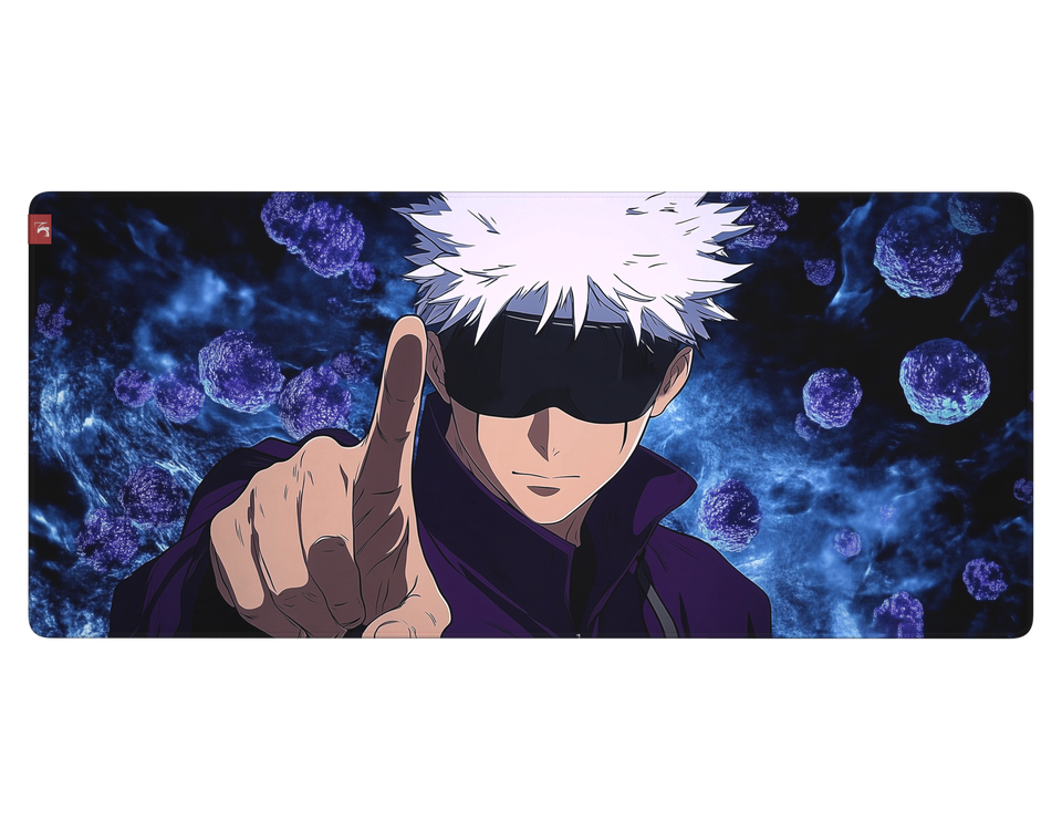 Satoru Gojo blue  90x40см