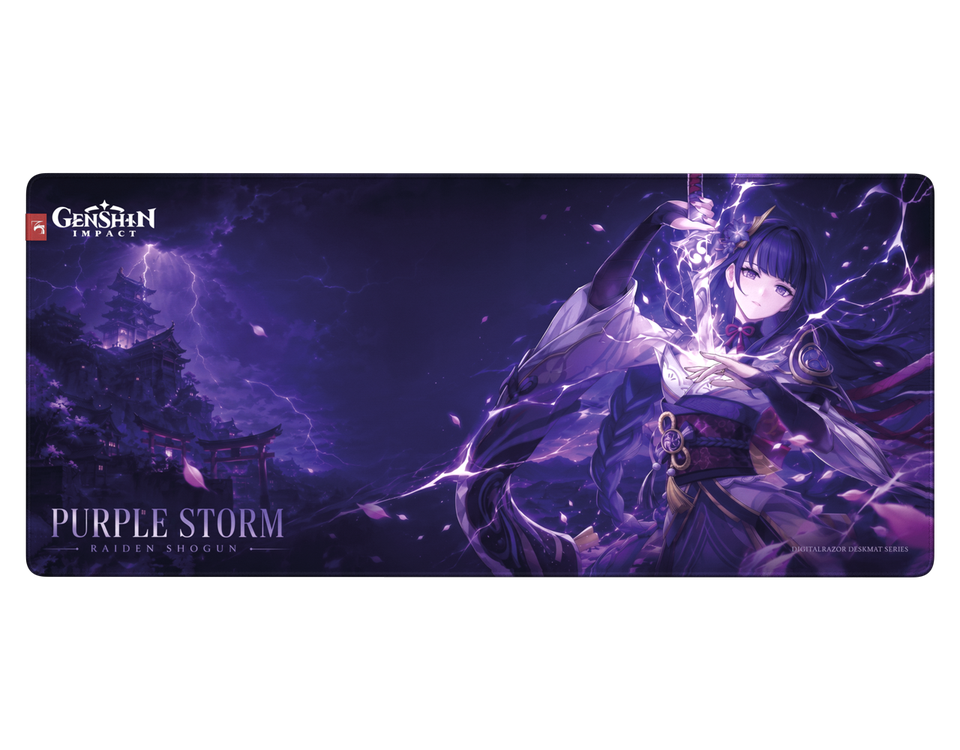 DigitalRazor Genshin Impact Purple Storm 90х40см