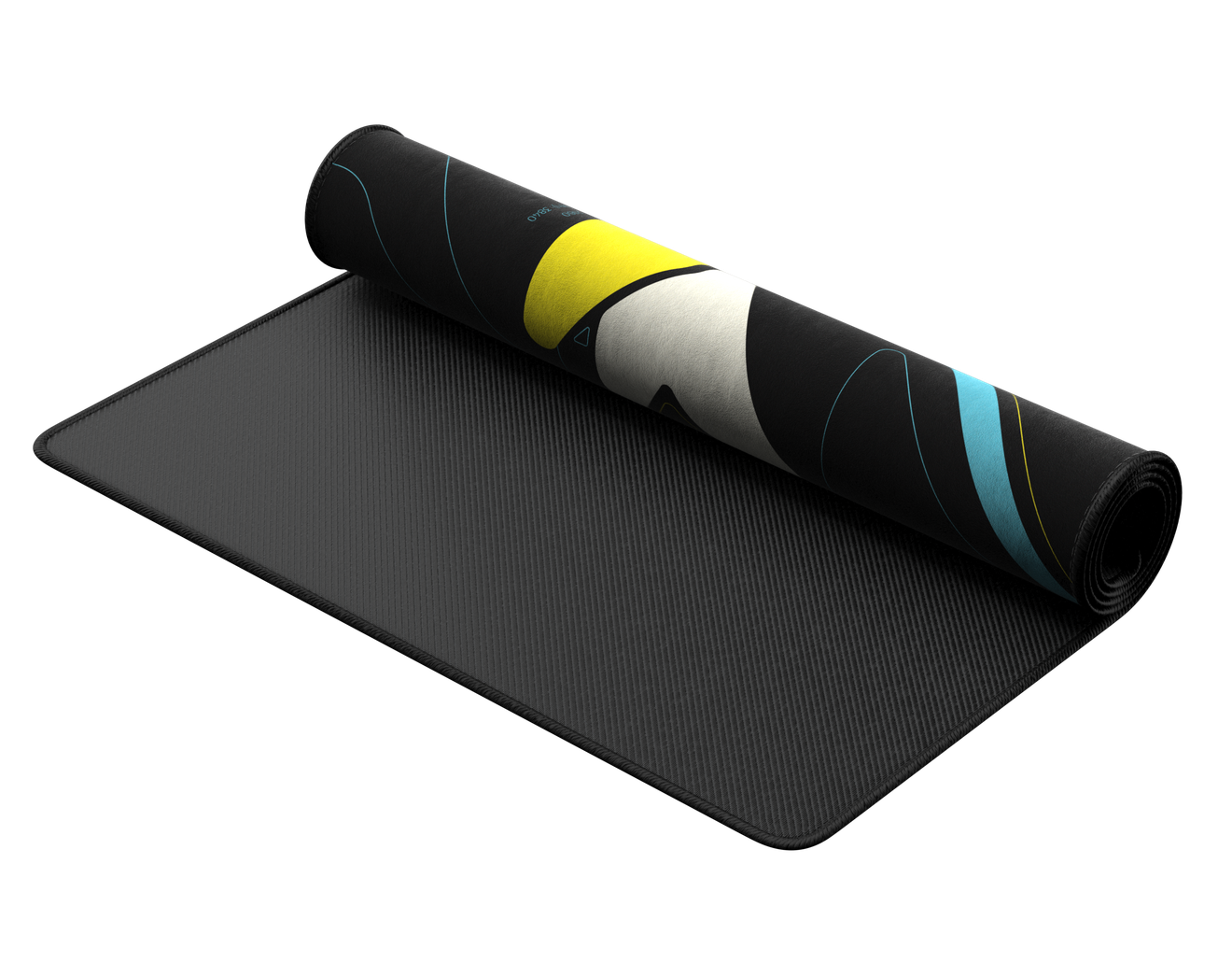 Коврик для мыши DigitalRazor Branded Black Yellow 90x40см, фото №7