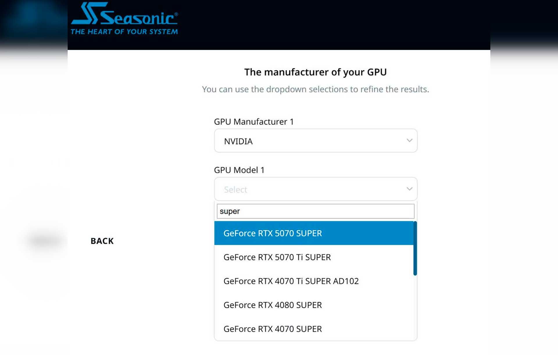 RTX 5000 Super TDP