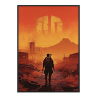 Постер DigitalRazor RUST Sunset Orange, фото №1