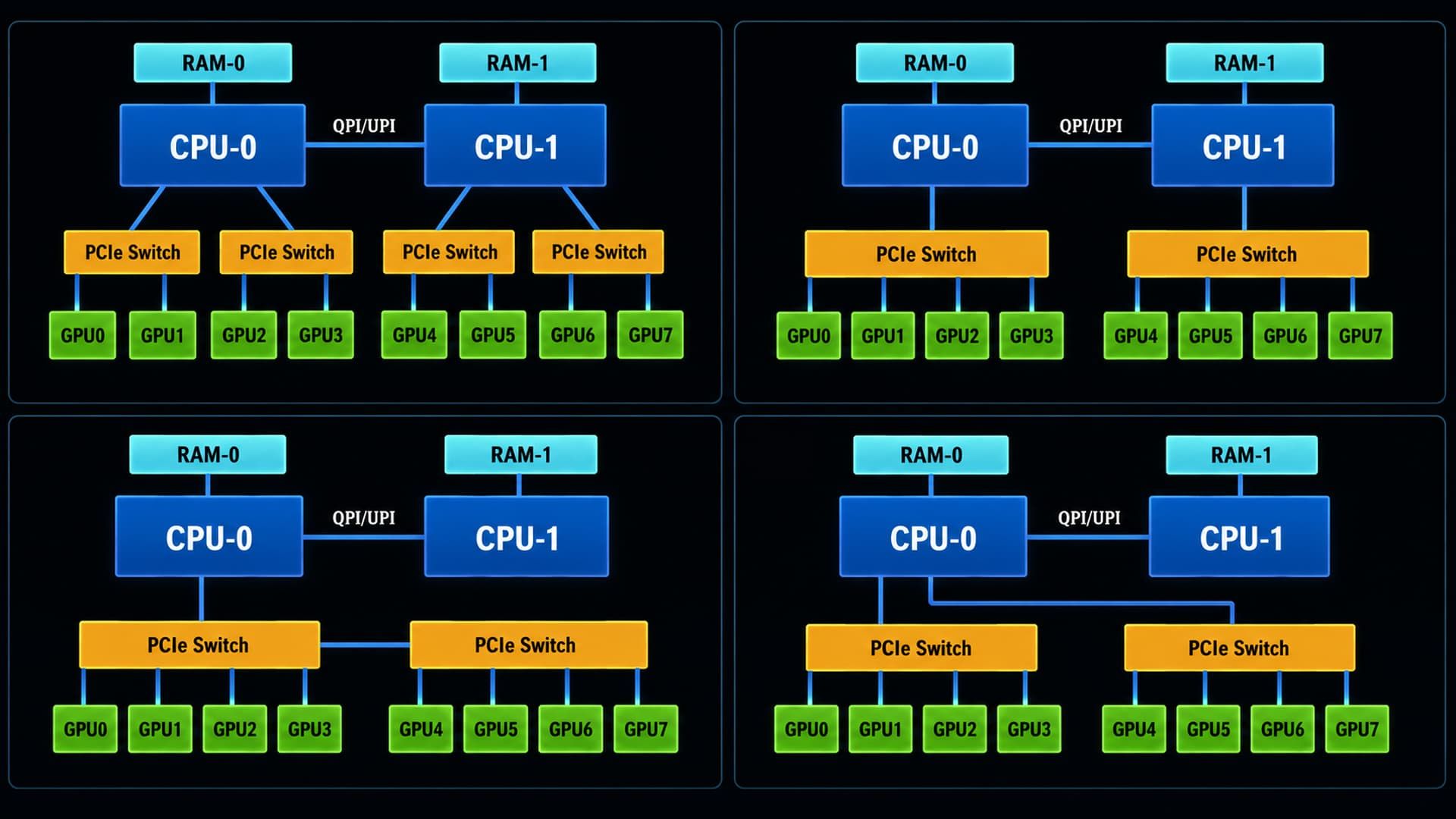 Топология GPU-сервера