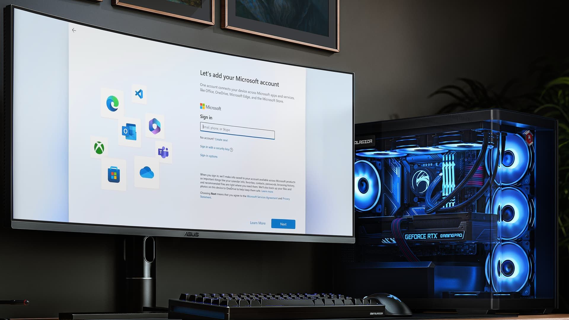 Создание учетной записи Windows 11