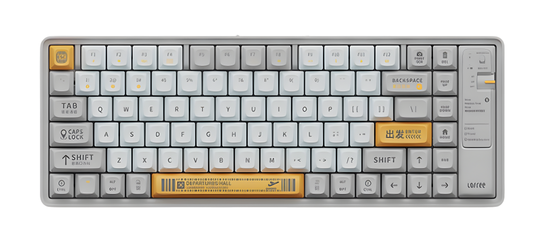 Клавиатура DigitalRazor LOFREE OE901 Wanderfree Grey, фото №1